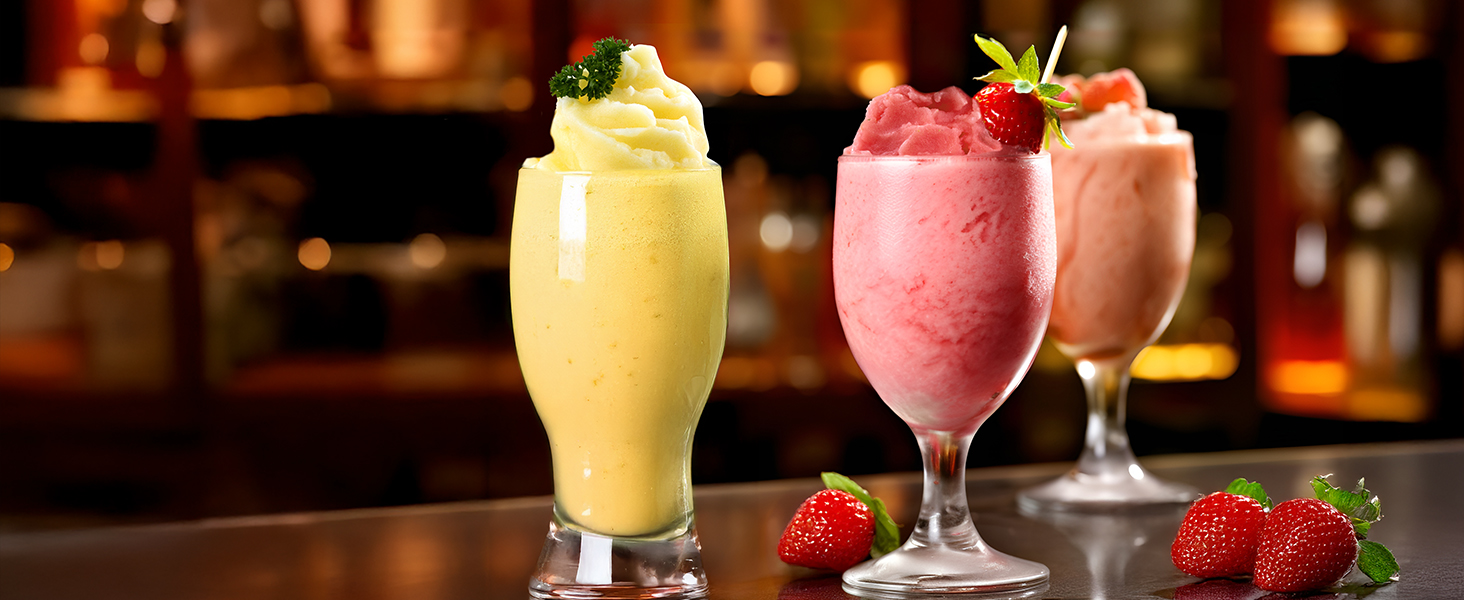  Mojgar Pro 3L Slush Machine creates rich and creamy smoothies, fruit slushies, and frozen desserts. Ideal for home kitchens, juice bars, and cafés, offering refreshing, vibrant drinks with a smooth texture for any occasion.